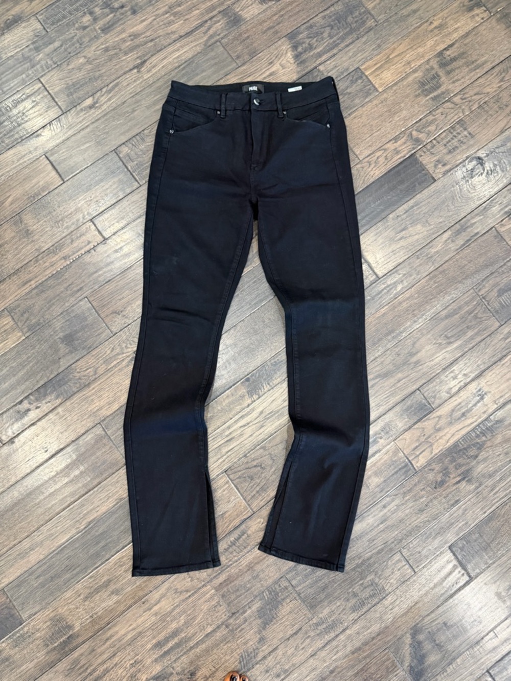 PAIGE Constance Architecture Pocket Pants Size 29 Boss Black Worn Once 🔥